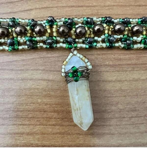 Your Lucky Day Seed Beaded Choker