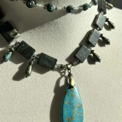 Circus Nights Magnesite Pendant