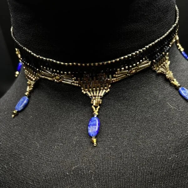 Desert Treasures Dual Seed Beaded Choker