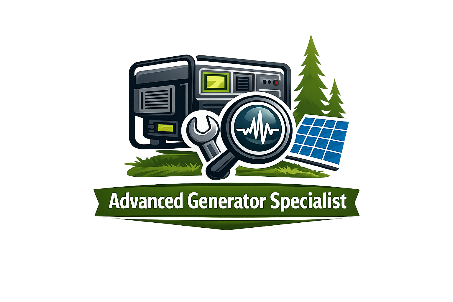 graphic image of generator services