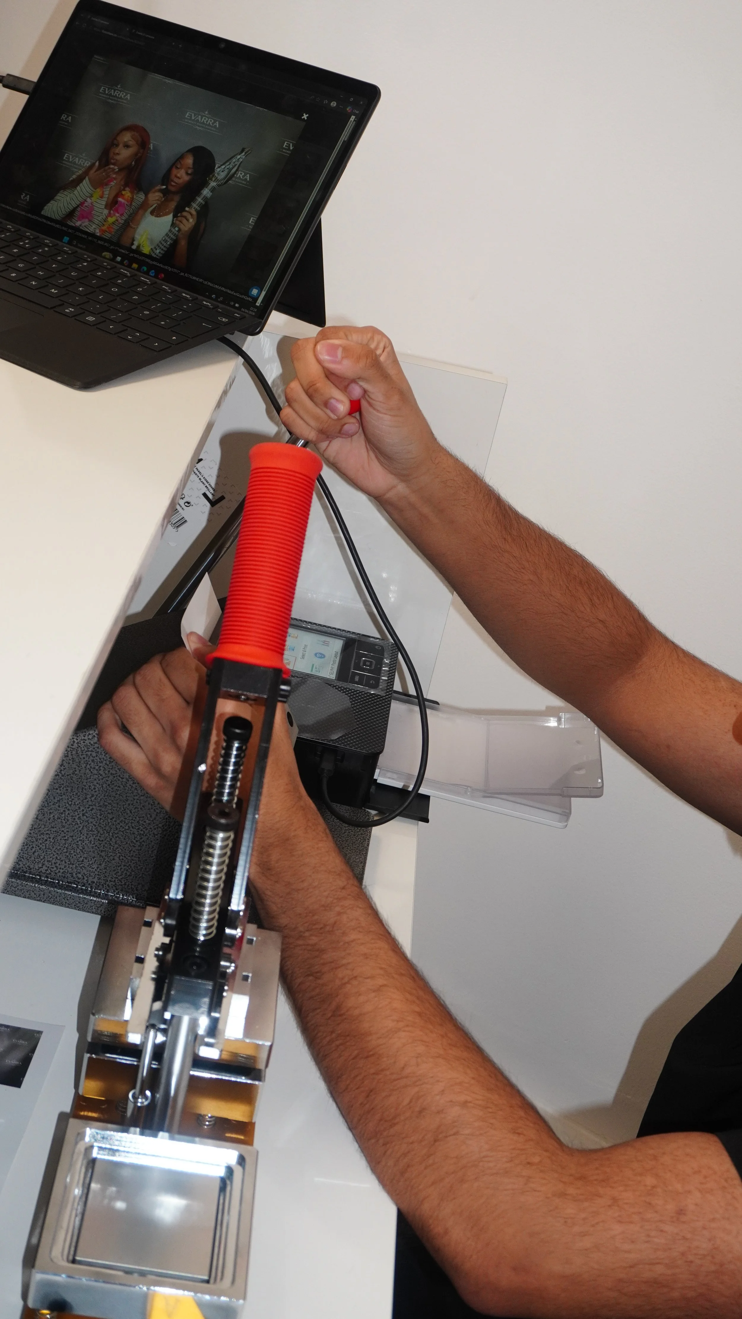 Magnets being made after pictures taken instantly
