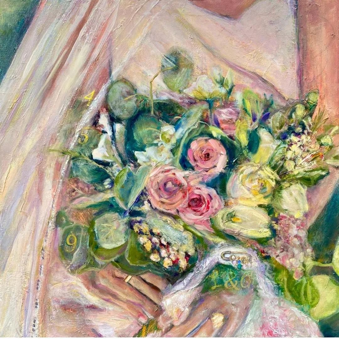Precious Stones, Numbers and Bouquet -SOLD