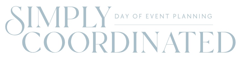 Simply Coordinated | Day Of Wedding Coordination