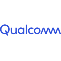 Qualcomm logo in blue text on a white background