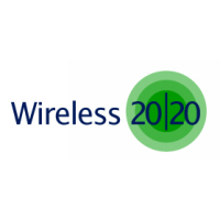 Wireless 2020 logo with the year 2020 inside a green circle