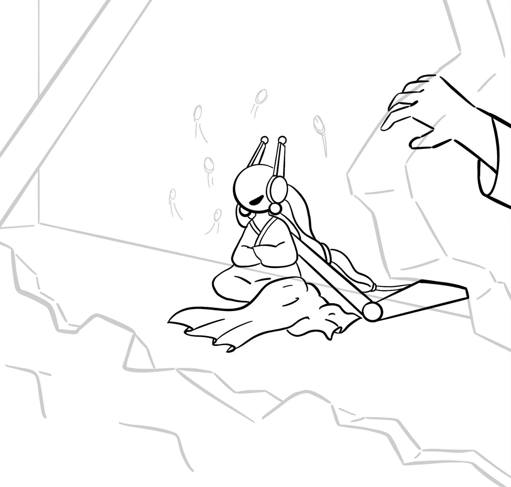 Sneak peek of something I&rsquo;m working on :)
#rainworld
