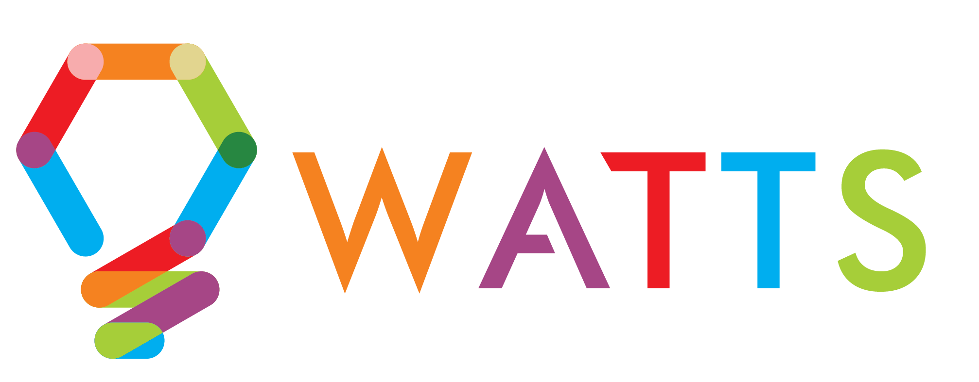 WATTS permanent lighting logo in Denver Colorado