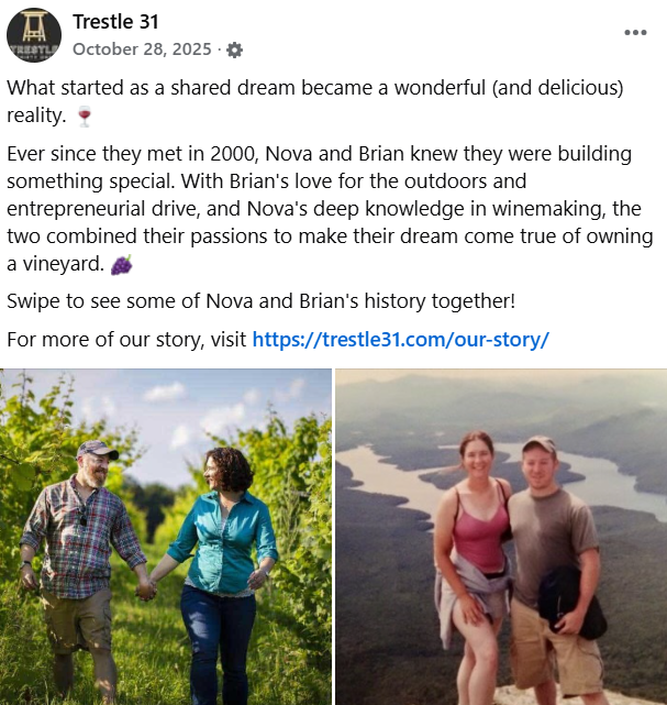 Brand storytelling: developed and wrote content highlighting the founders to build authenticity and strengthen audience connection.