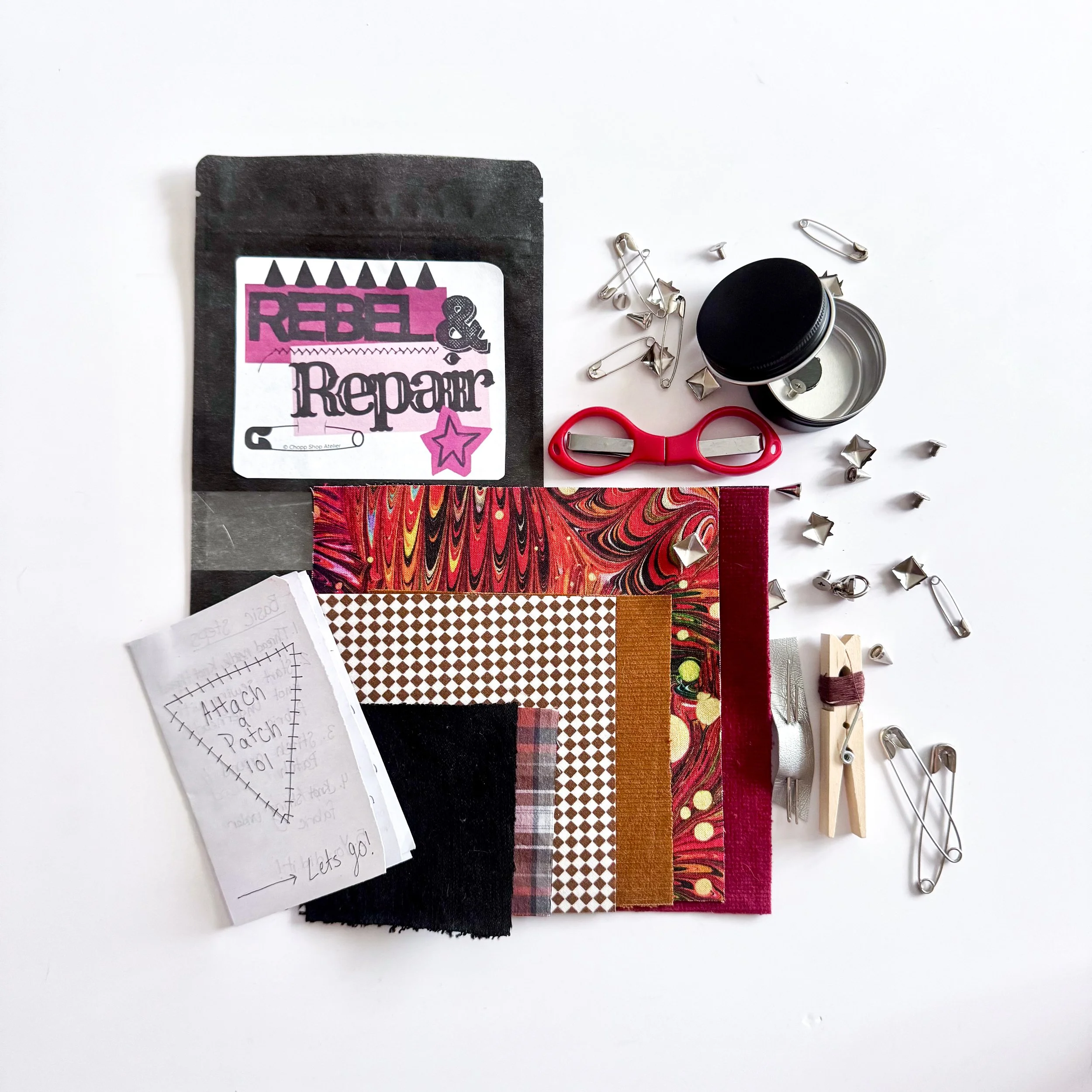 Rebel & Repair | All-in-One Textile Patch Kit