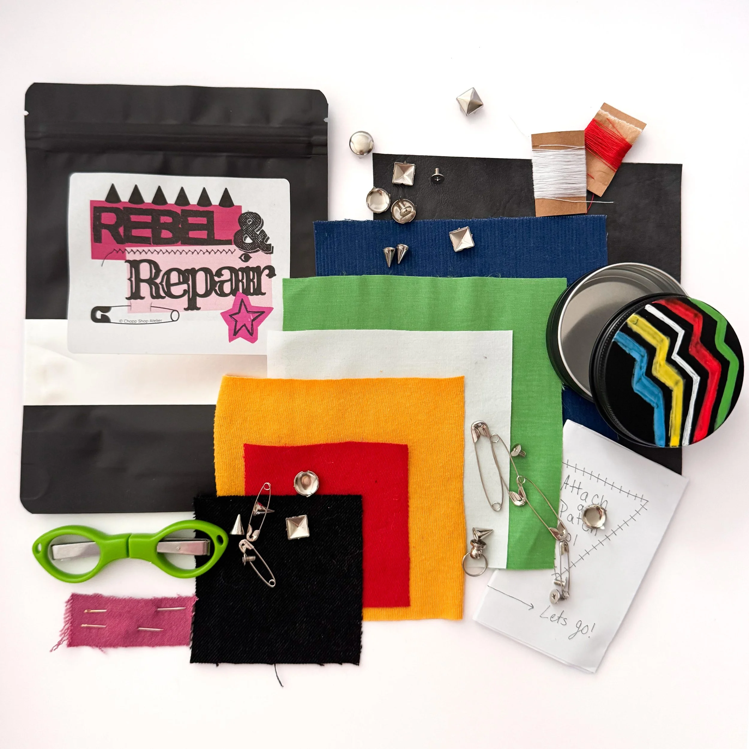 Rebel & Repair | All-in-One Textile Patch Kit | Disability Pride Month Edition!