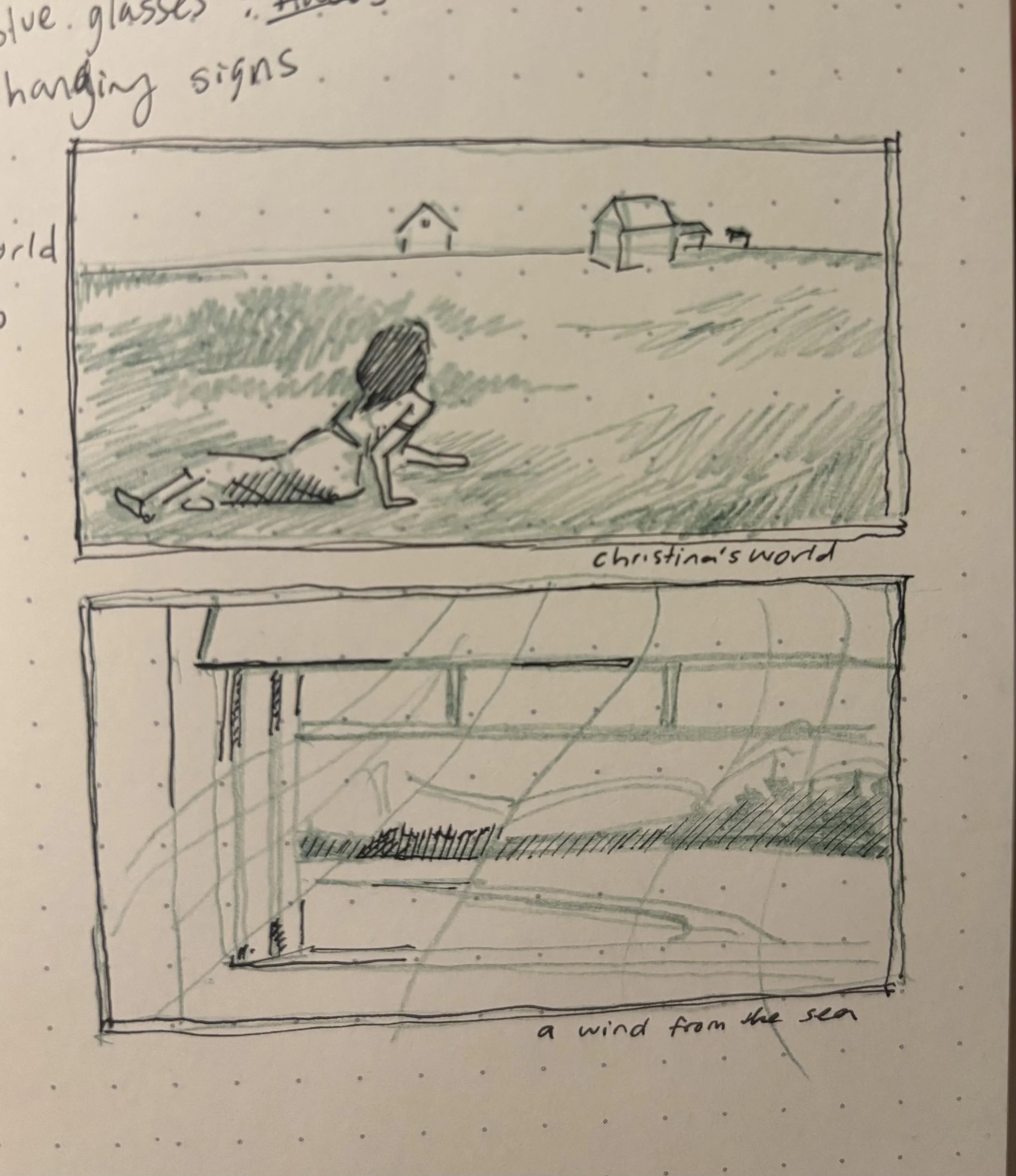 wyeth study for my illustrious aunt christina