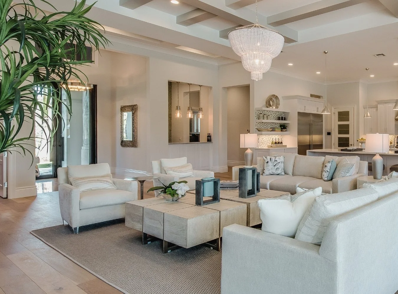 Electrician completing residential electrical repair in a home