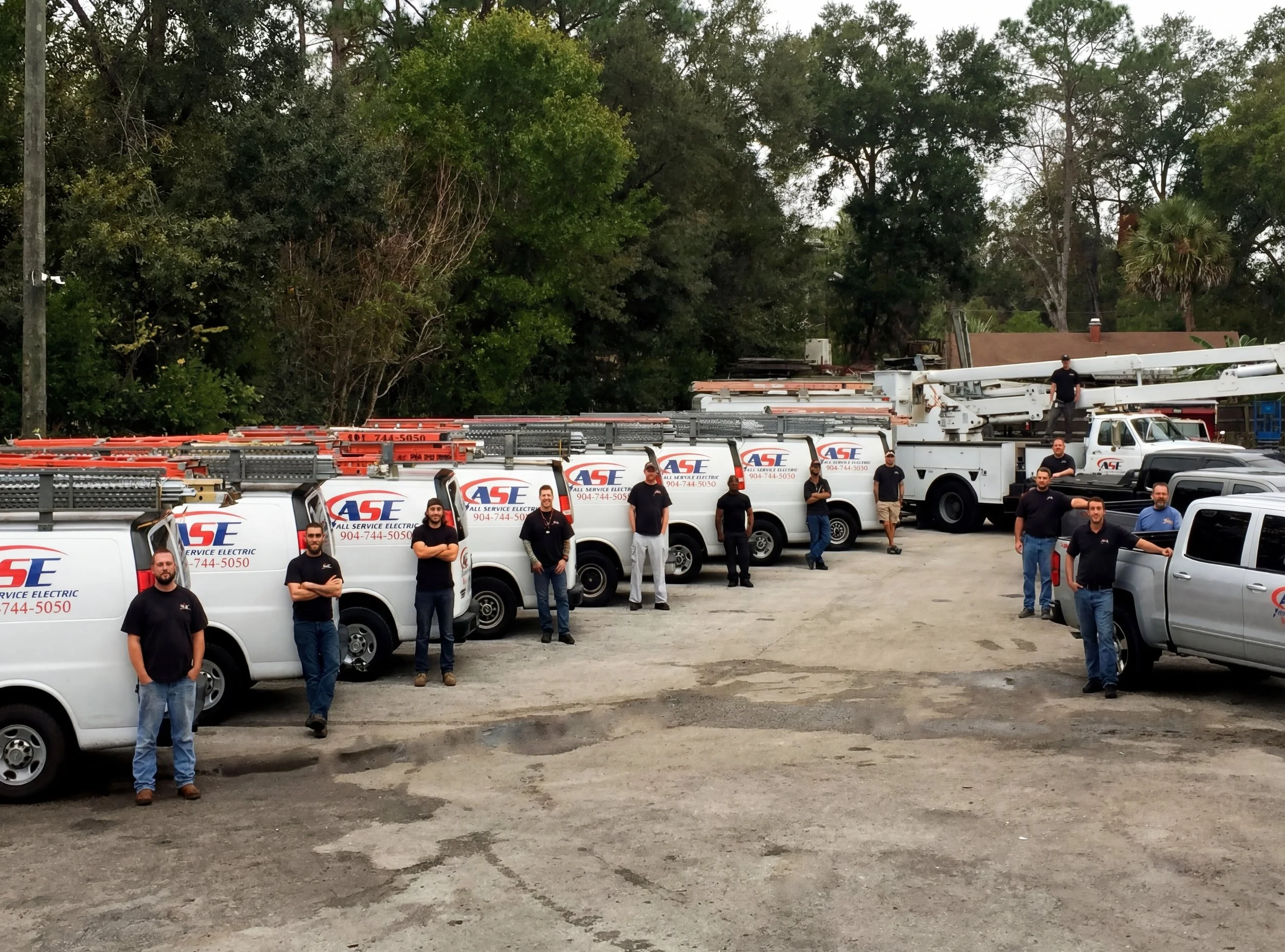 Local electrical contractor team serving Northeast Florida