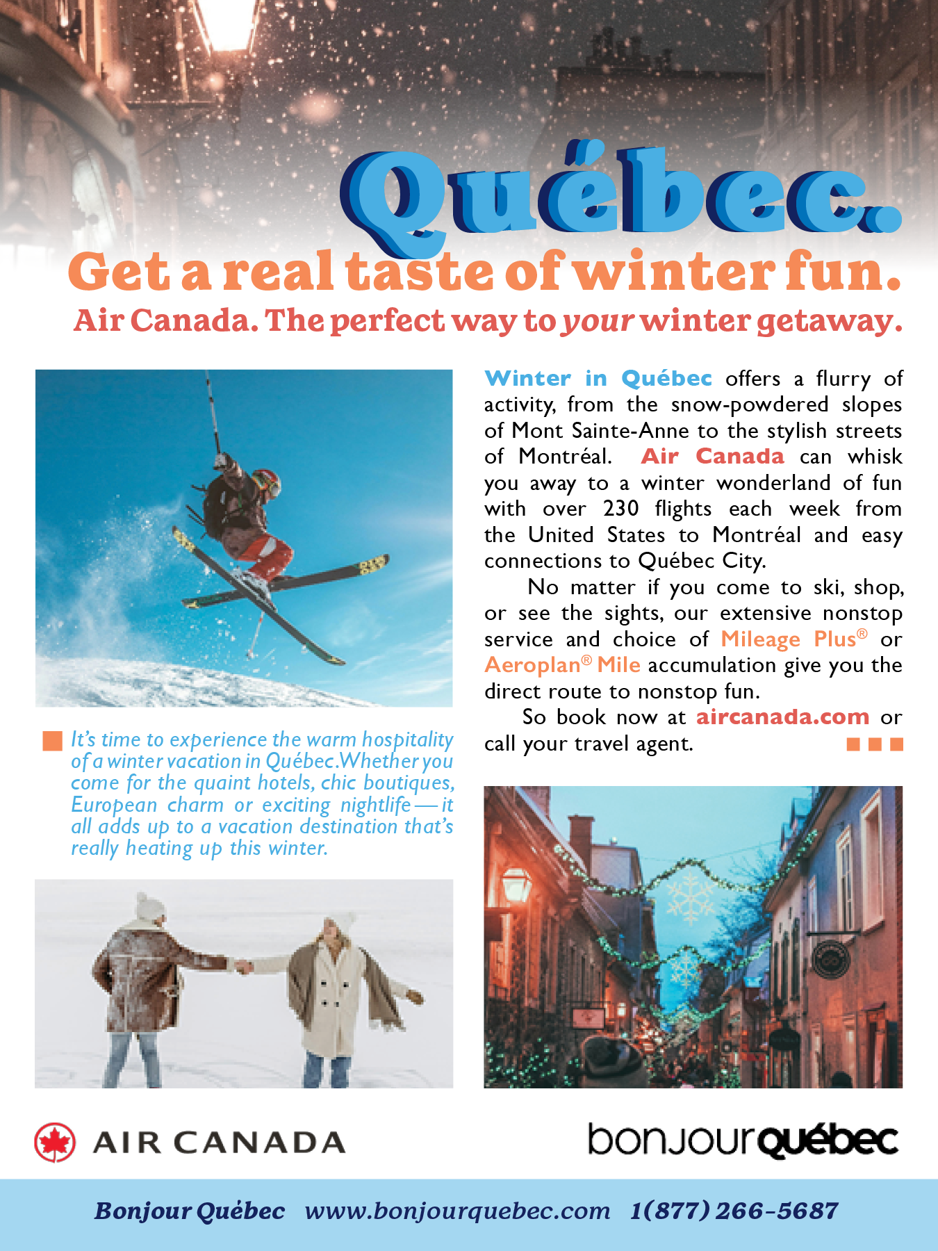 Quebec Travel Poster