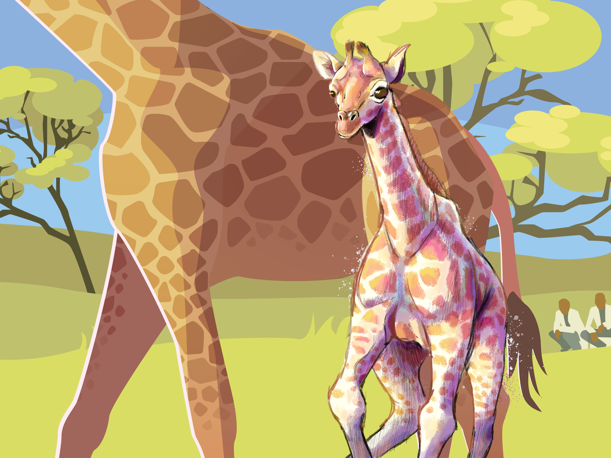Baby Giraffe Spots