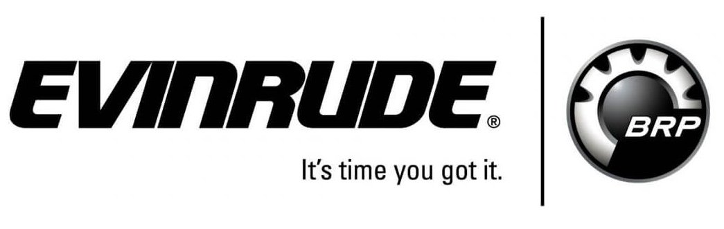 Evil Rude logo with the slogan 'It's time you got it.' and the BRP logo on the right.