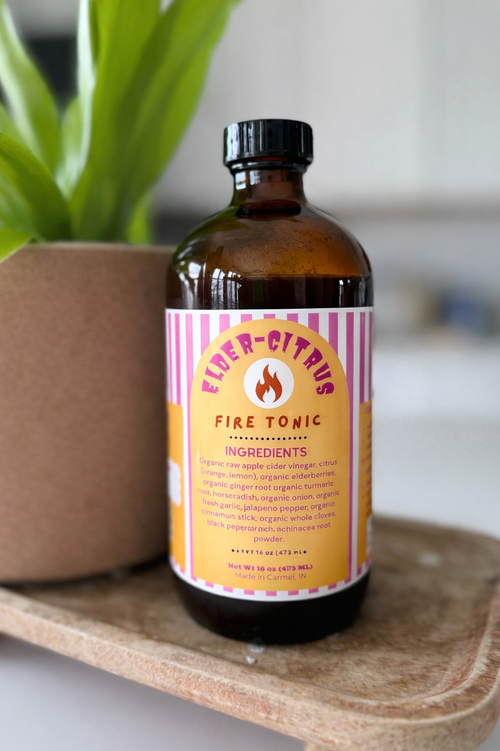Elder-Citrus Fire Tonic