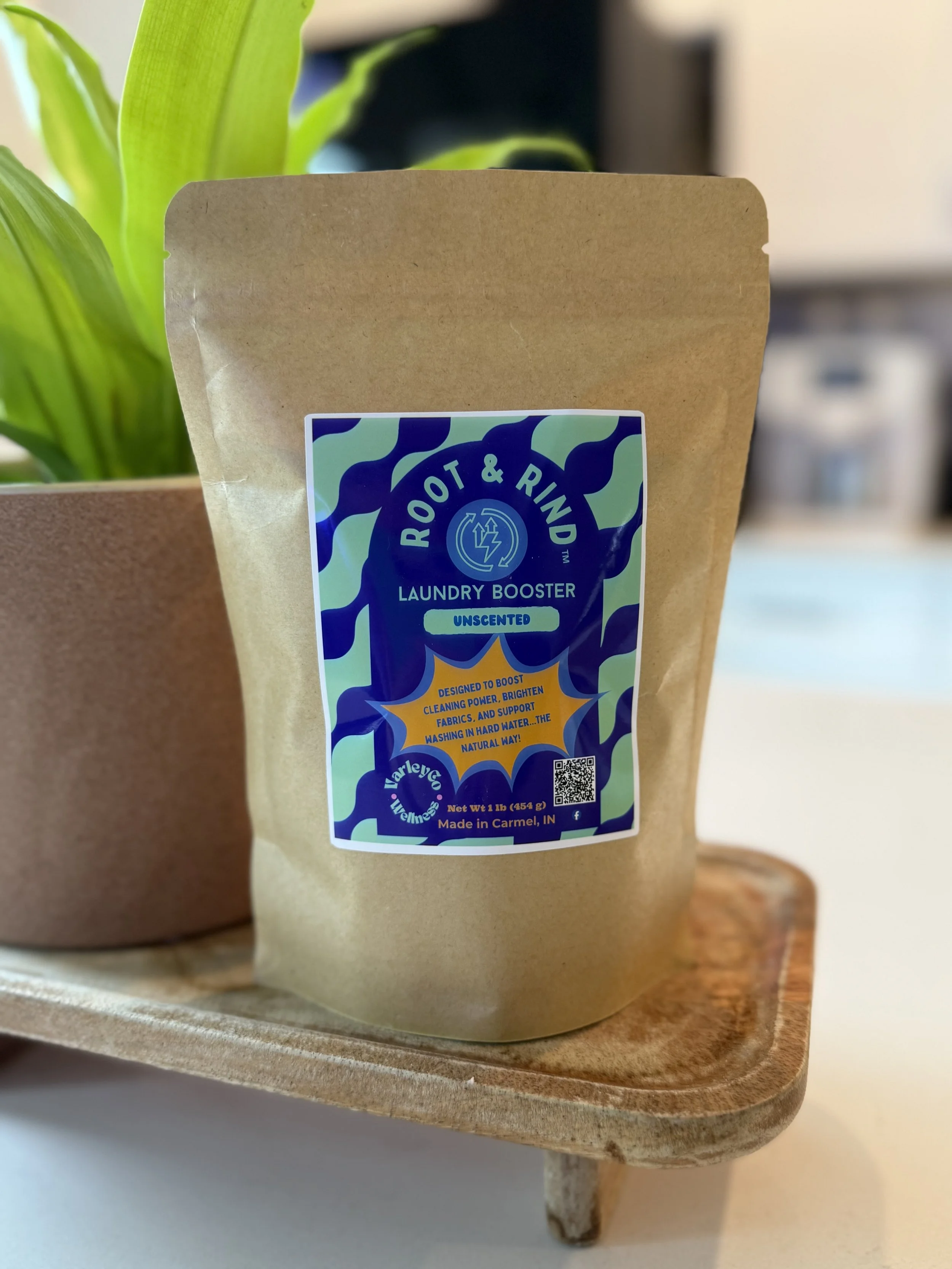 Root & Rind Botanical Laundry Booster - Non-Toxic Stain Remover- Oxygen Brightener