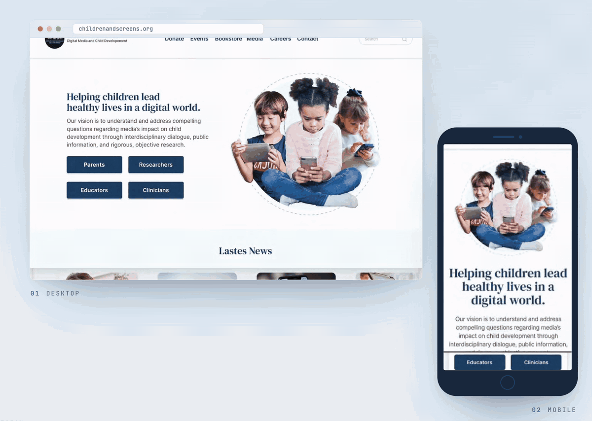 Children and Screens - Digital, Information Design · Translating Research for Public Audiences
