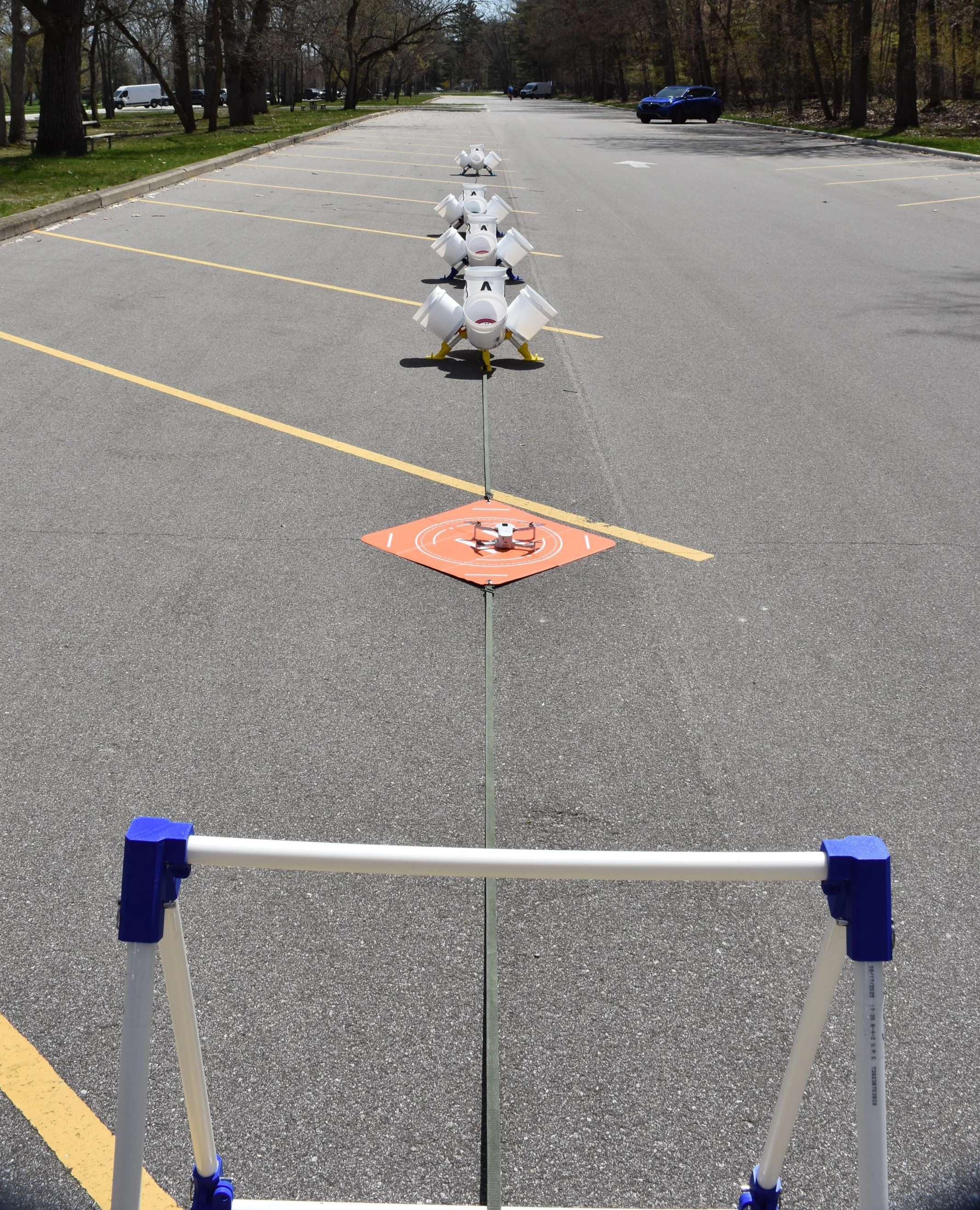 Marino Customs Drone Testing Lane 1–3 Kit — Dual Buckets (4