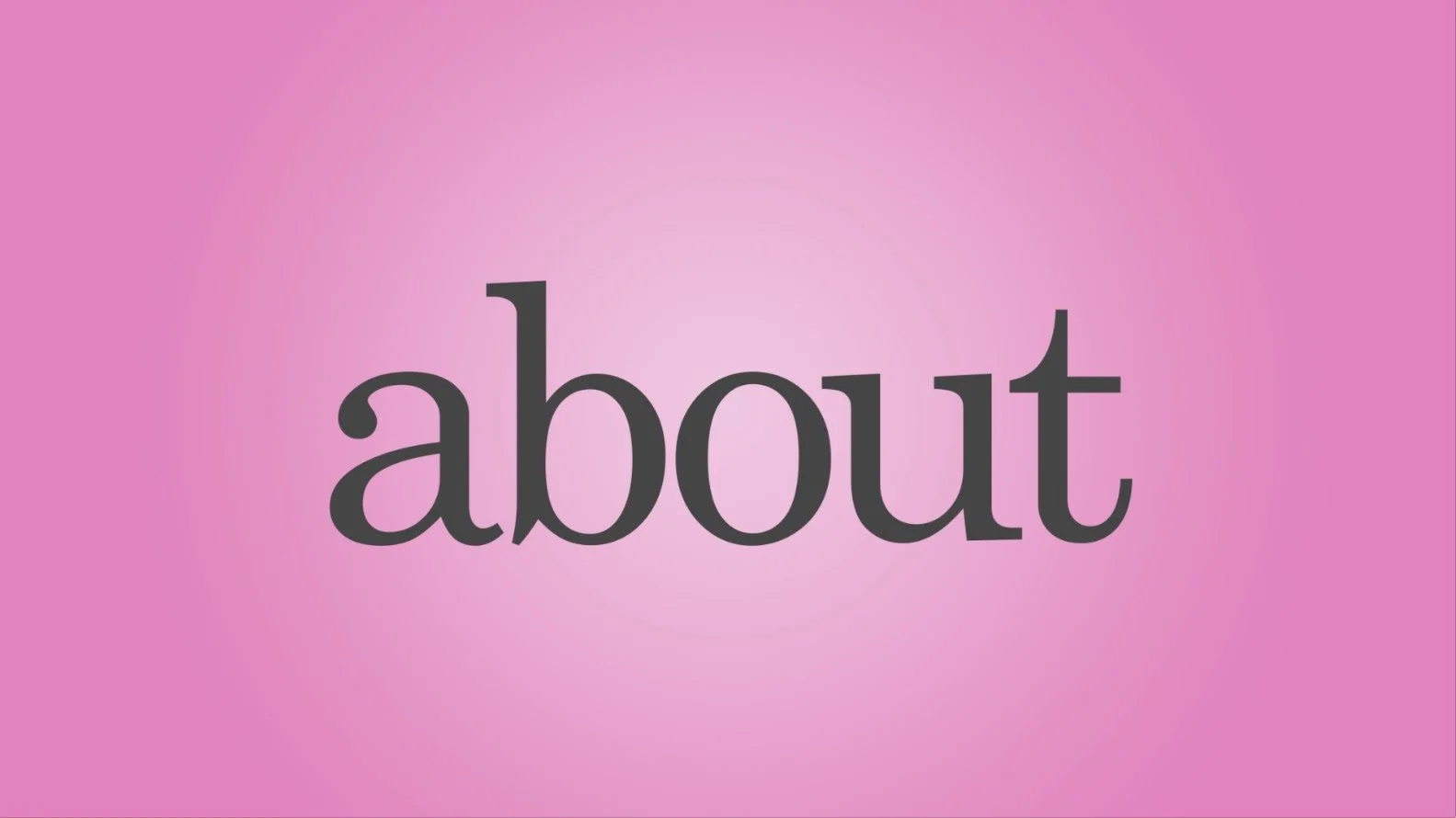 Image of the word "about"