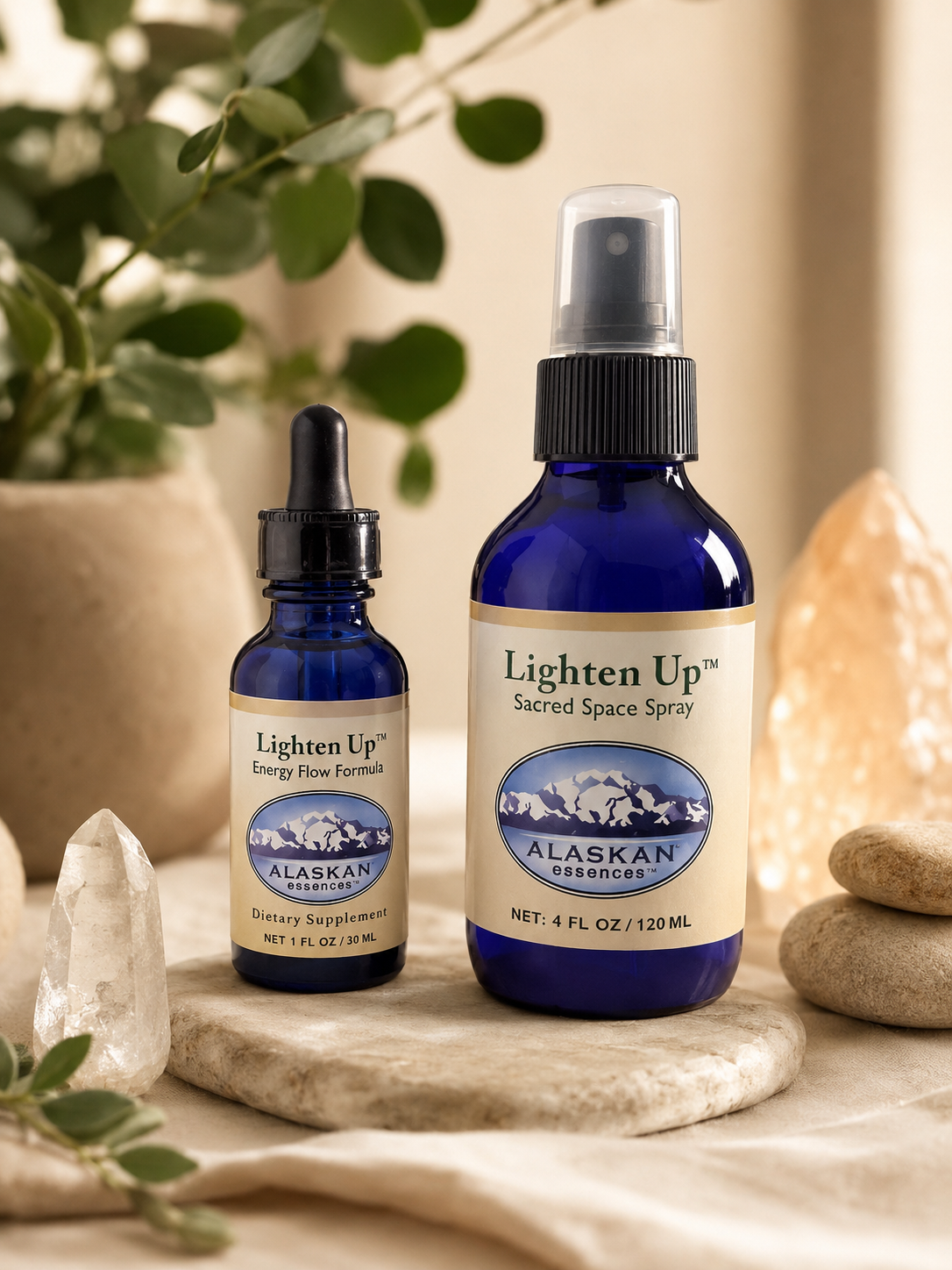 Lighten Up Energy Flow, Sacred Space Formula Combo Pack