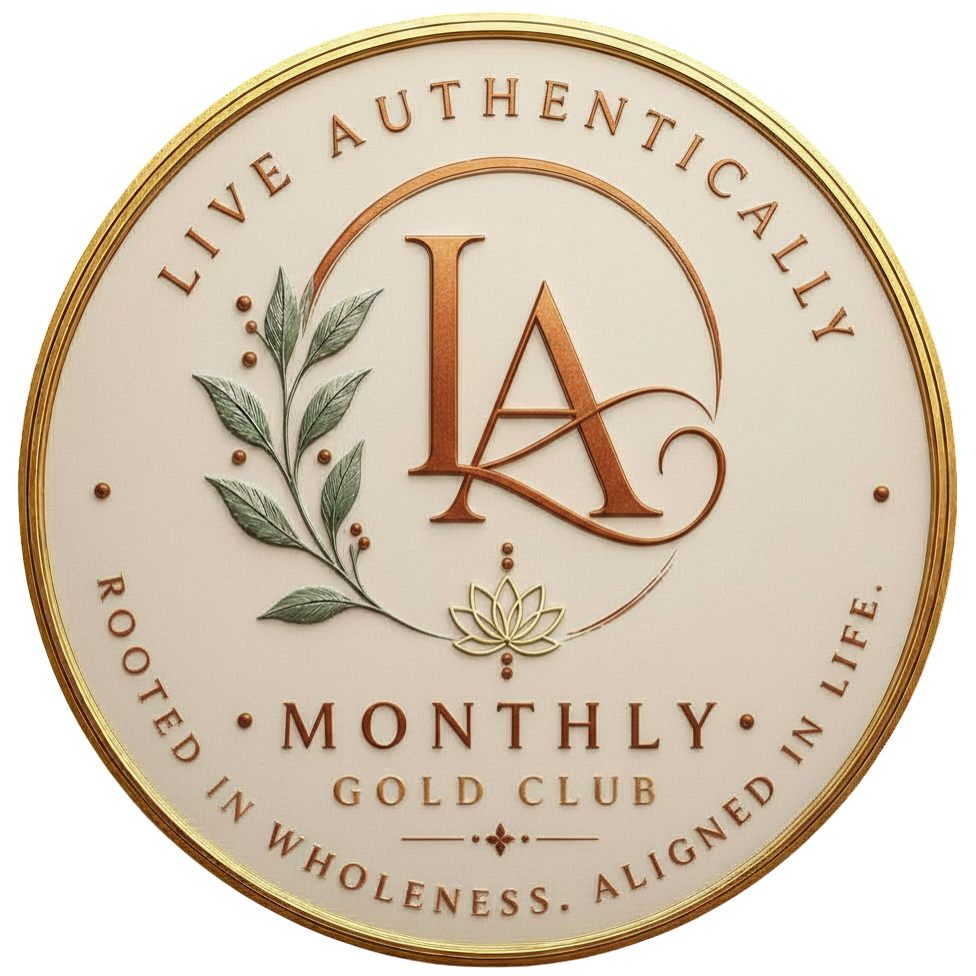 Live Authentically Gold Member