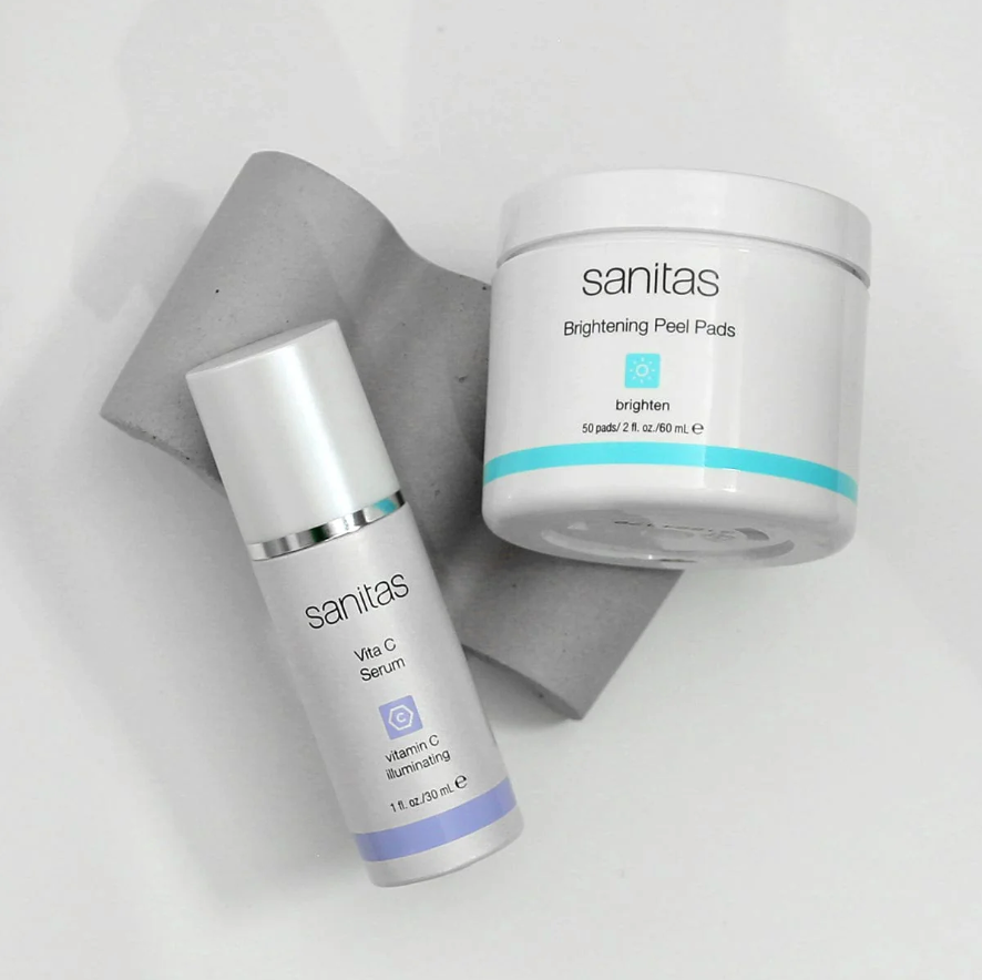 Sanitas Brightening Peel Pads & Vita C Serum