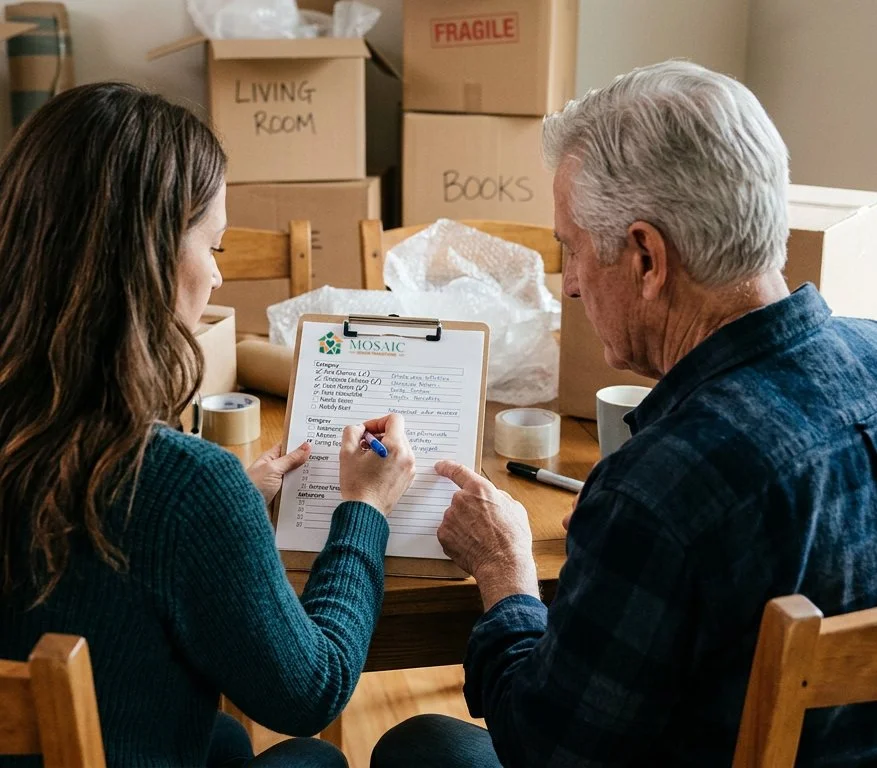 Mosaic Senior Transitions provides personalized move planning.