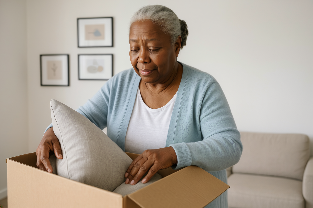 Mosaic Senior Transitions helps you thoughtfully downsize and organize for your move.