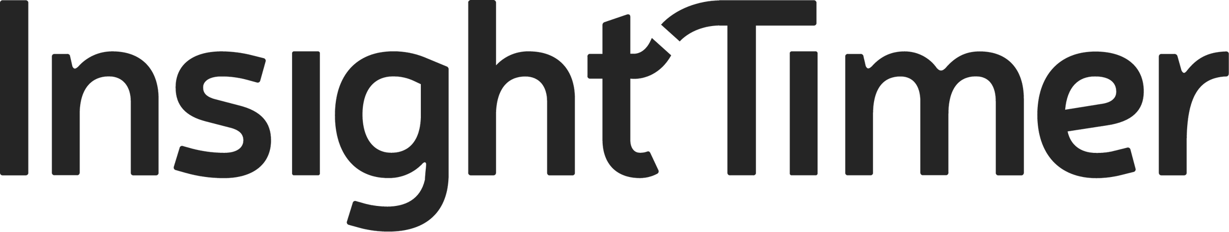 A black background with the word 'insightTimer' written in large, gray text.