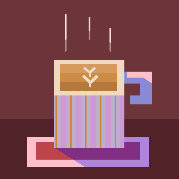 "Cozy Mug" - p5.js