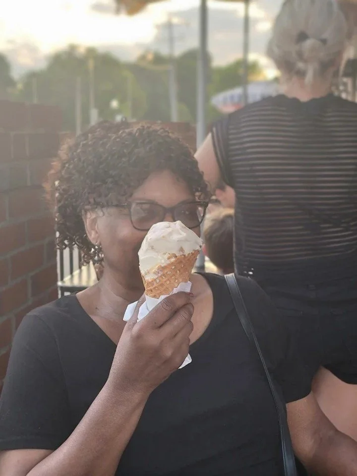 🌟 Nothing makes us happier than seeing our customers smile! Here&rsquo;s a snapshot of one of our happy customers enjoying their experience with us. Thank you for being a part of our community! ❤️😊 

"Great Customer service. Delicious ice crea