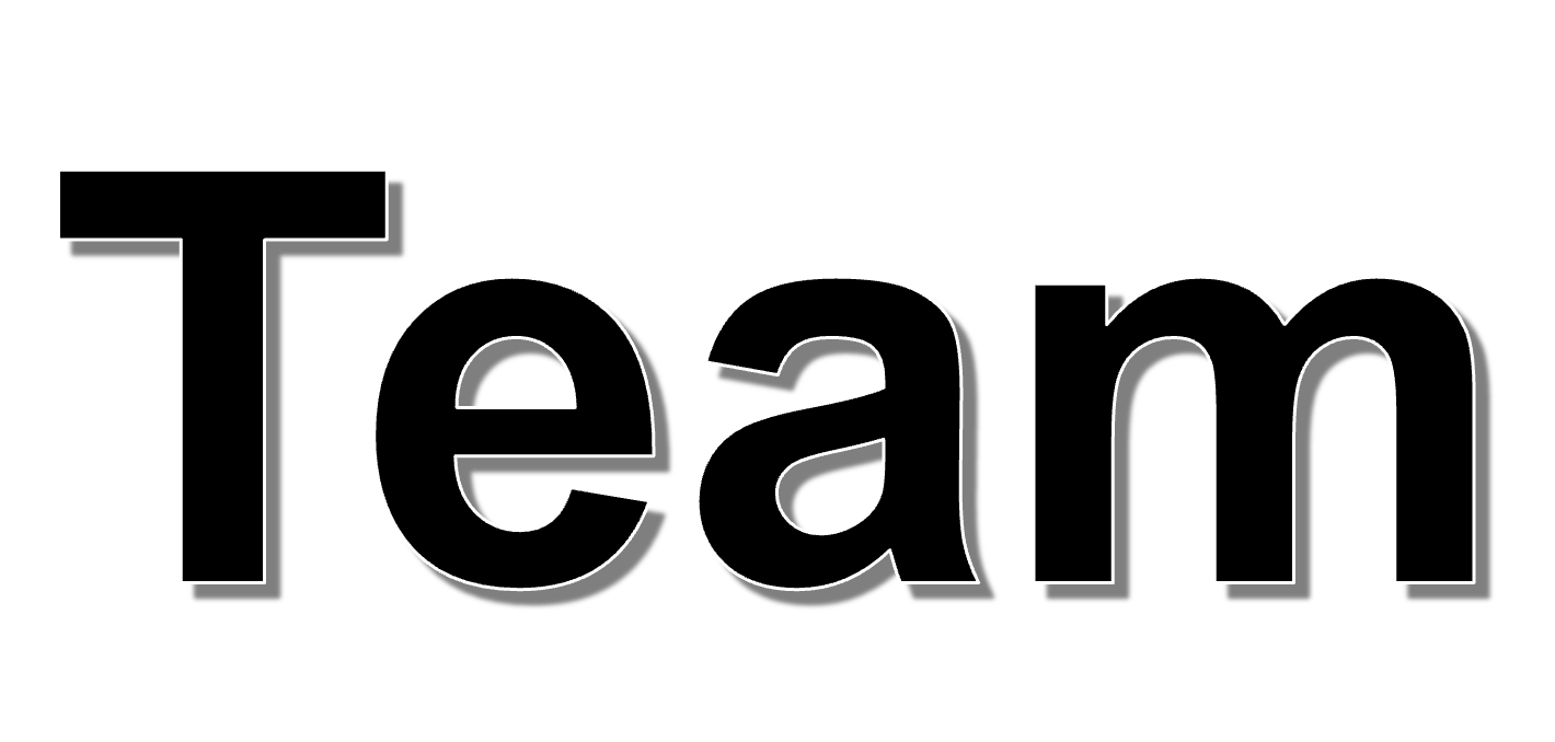 The word "Team" written in large, bold, black and gray stylized letters.