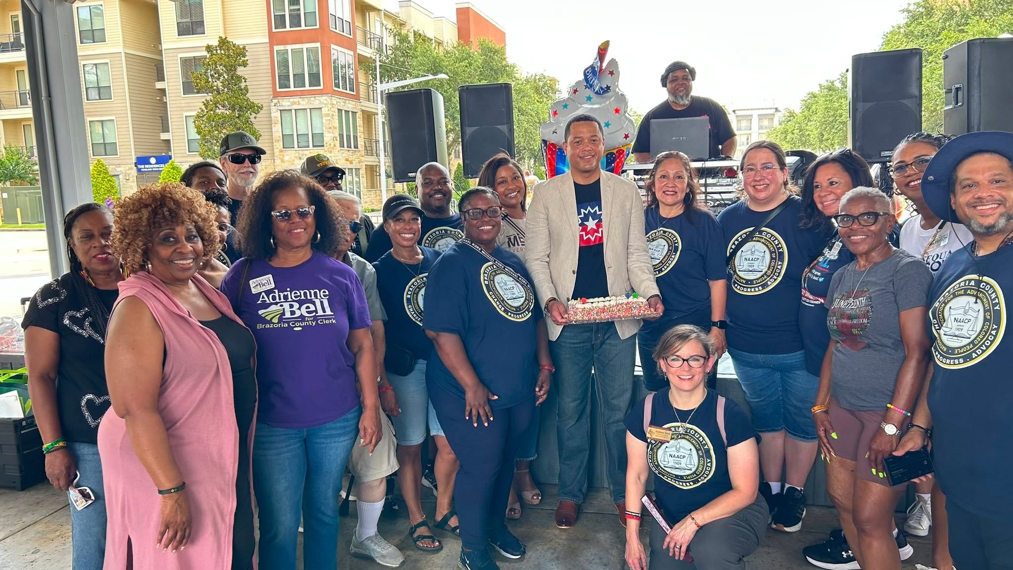Stephanie celebrated Juneteenth in Pearland, June 2026.