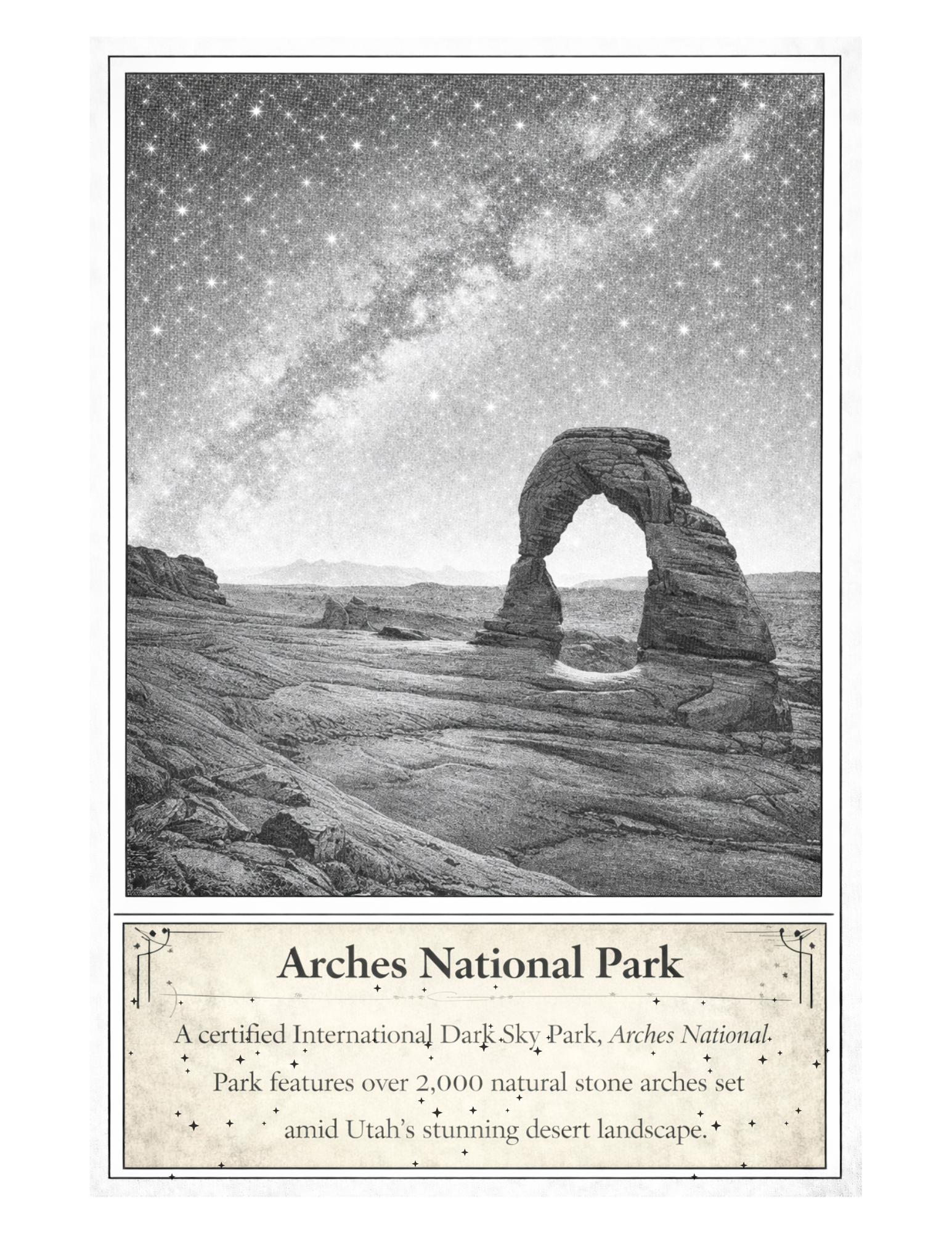 Arches at night coloring page.png