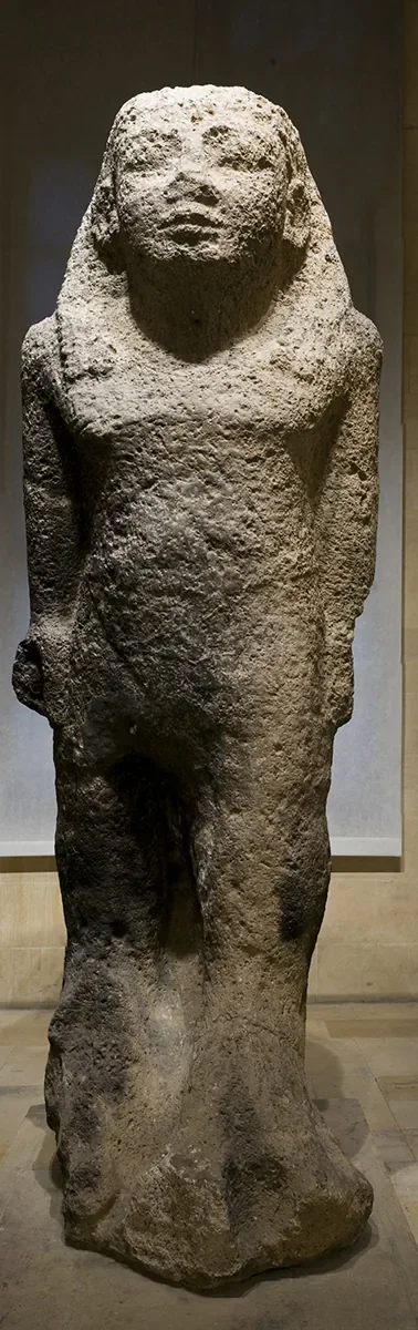 Colosse phénicien découvert à Byblos au Musée national de Beyrouth