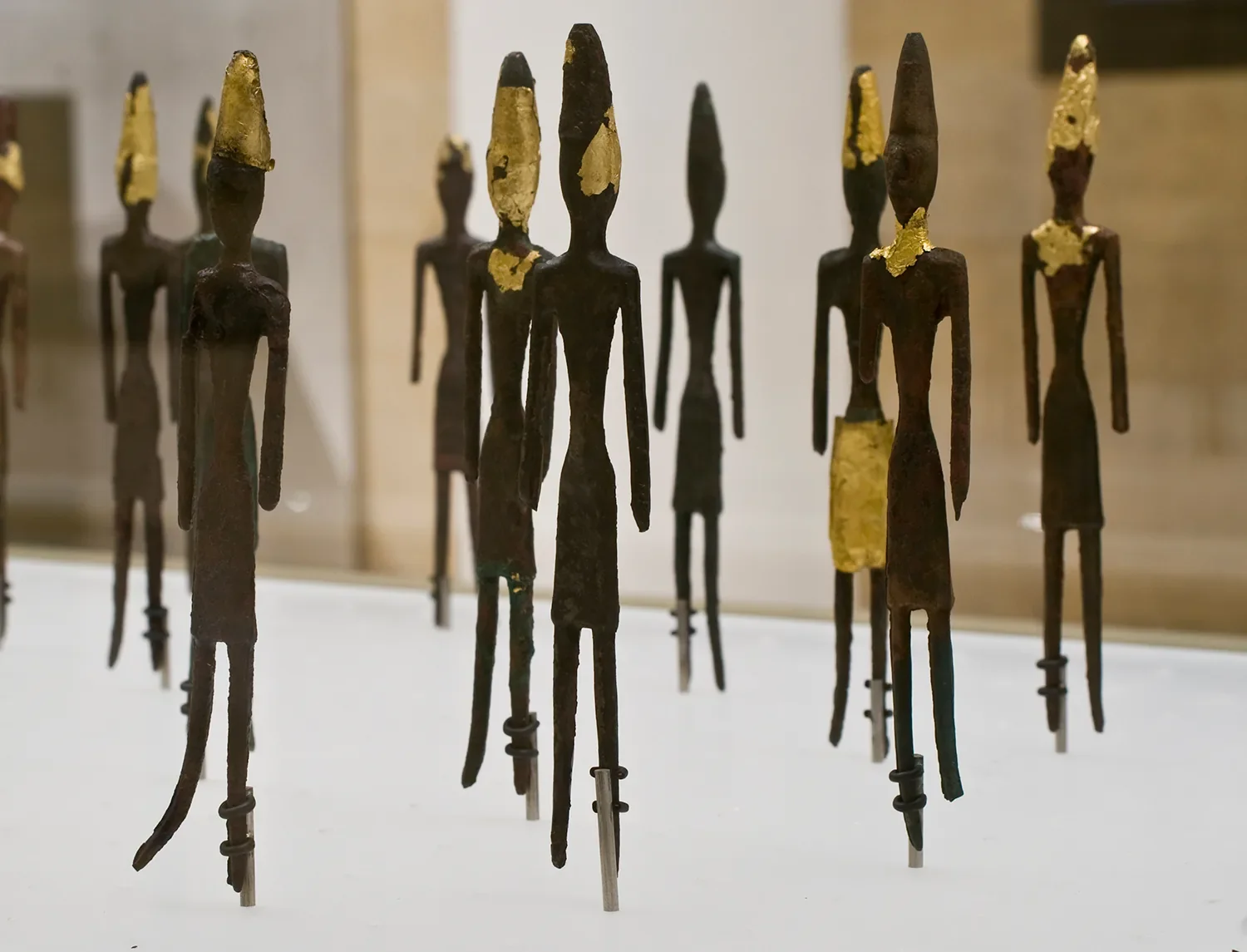 Phoenician bronze figurines discovered in Byblos