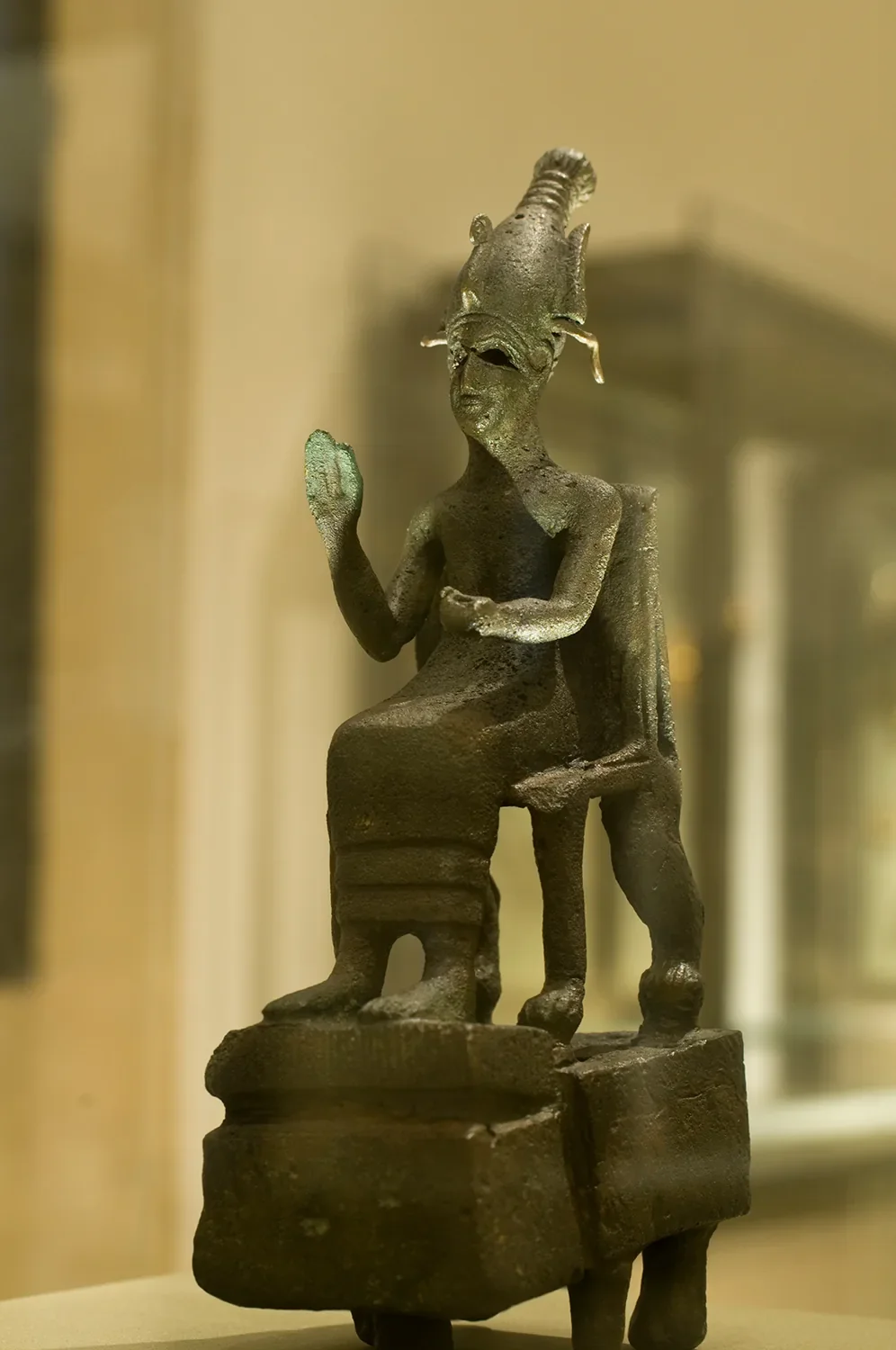 Statuette de roi phénicien exposée au Musée national de Beyrouth