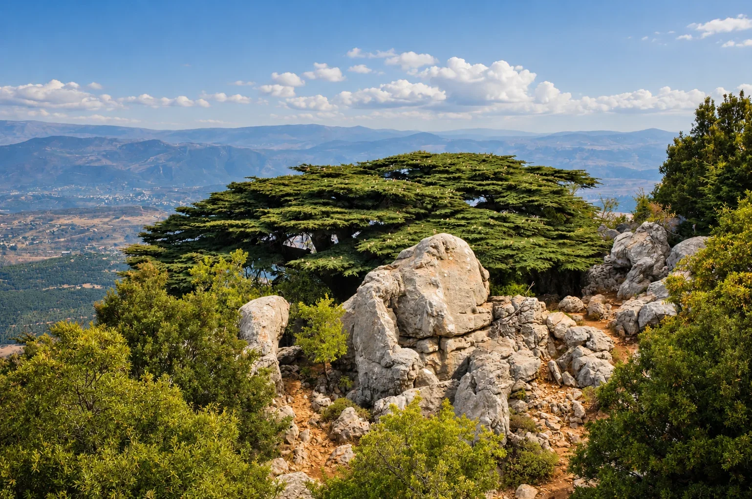 Majestic cedars of lebanon