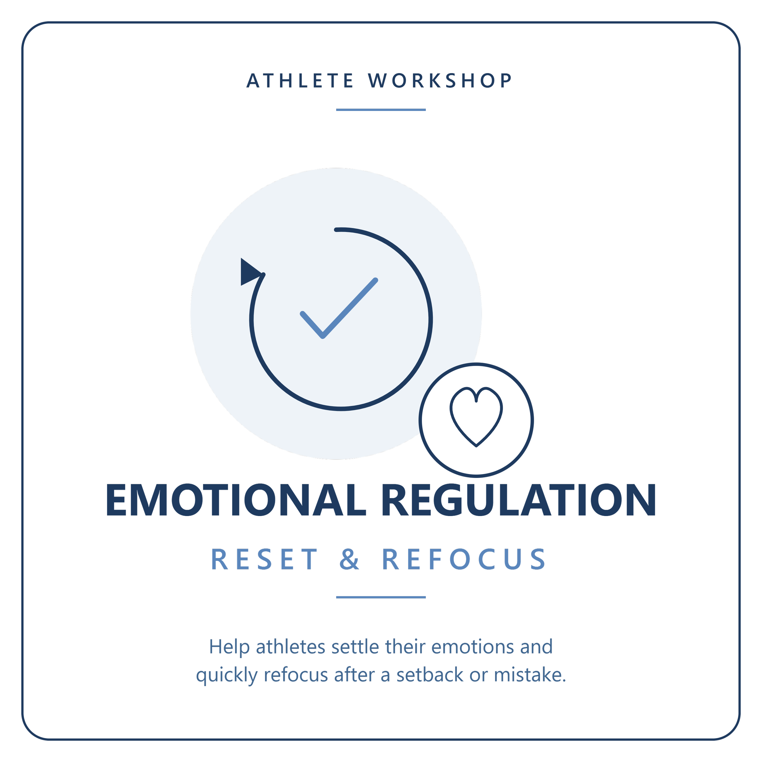 Building Emotional Control in Performance