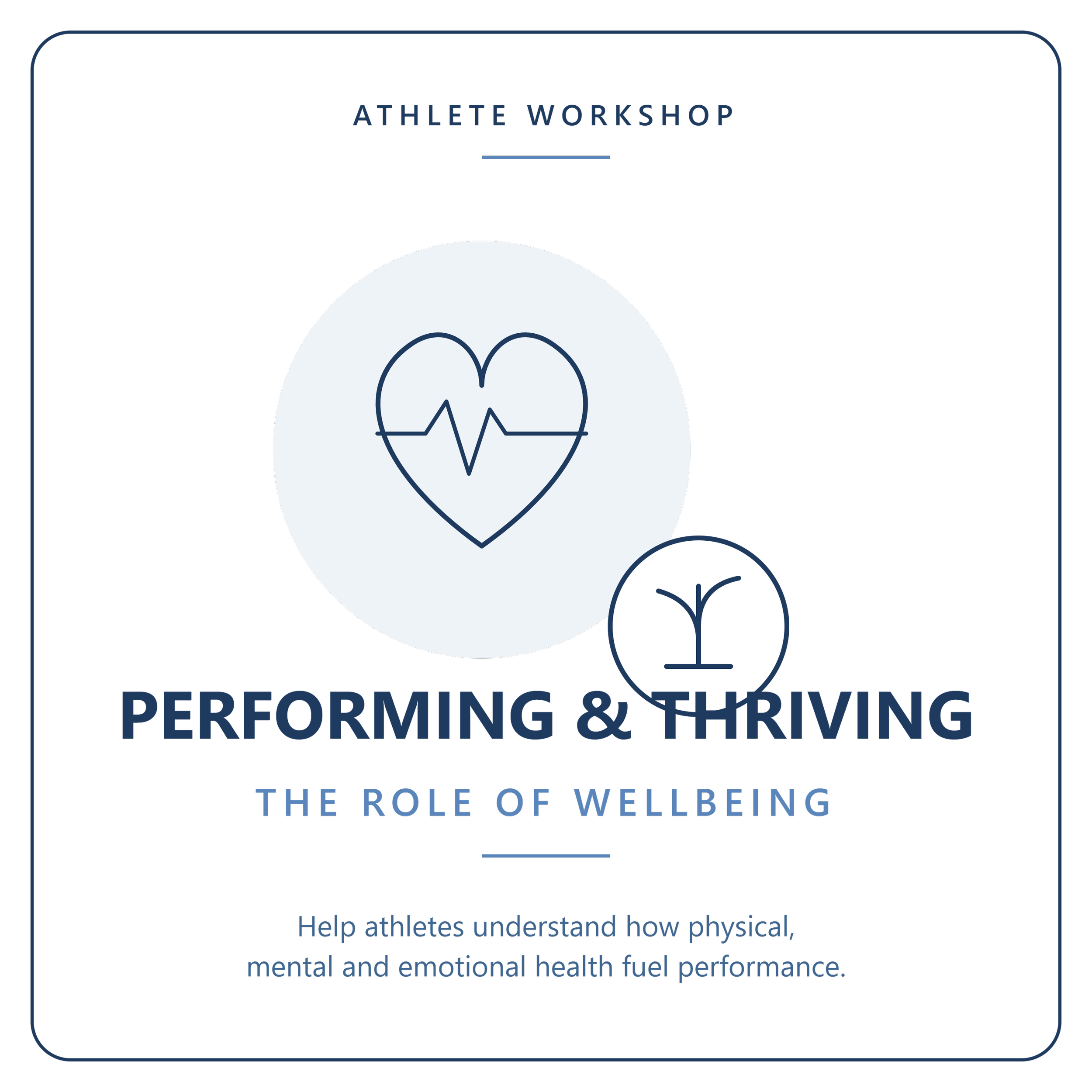 Performing & Thriving: The Role of Wellbeing in Performance
