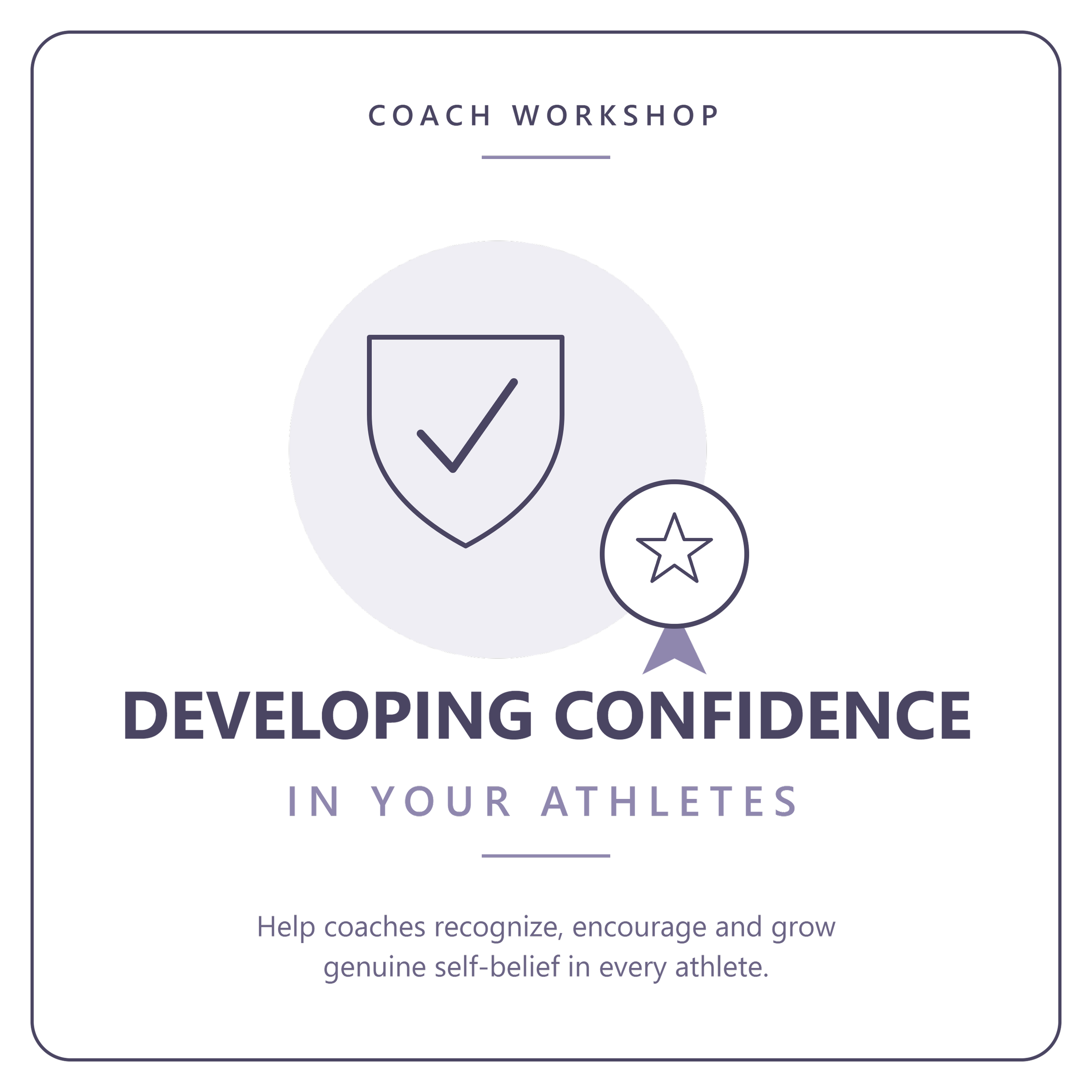 Developing Athlete Confidence