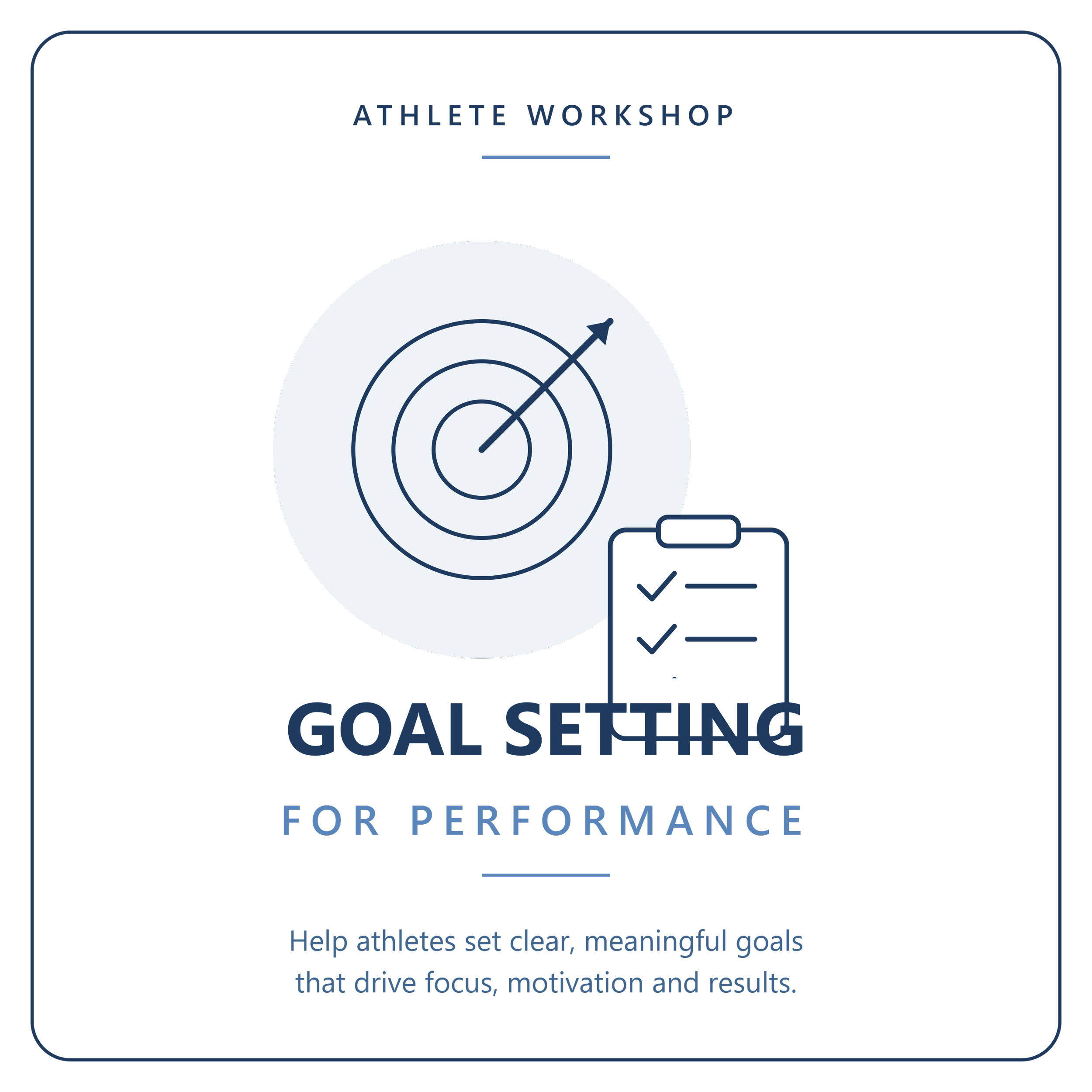 Goal Setting for Performance