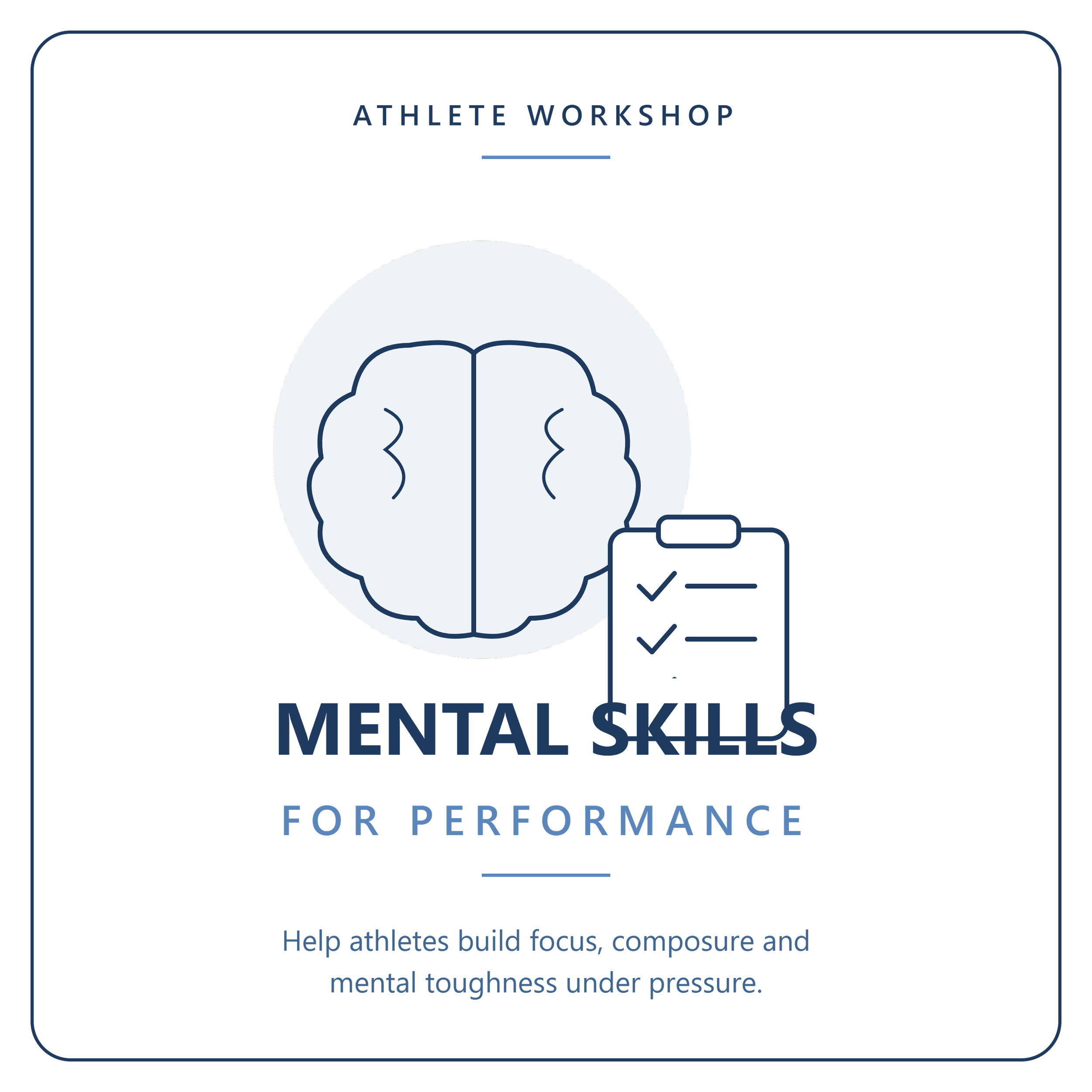 Mental Skills for Performance