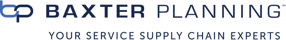 Baxter Planning logo with the tagline 'Your Service Supply Chain Experts'