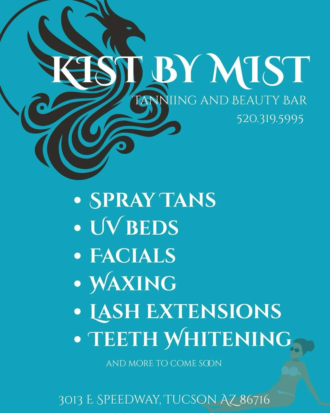 What do we offer?? 
Here&rsquo;s to answer everyone #1 question about Kist by mist! To book one or more of these services click our website in our bio or call us to book today! 
#tanning #tucson #universityofarizona #spraytan