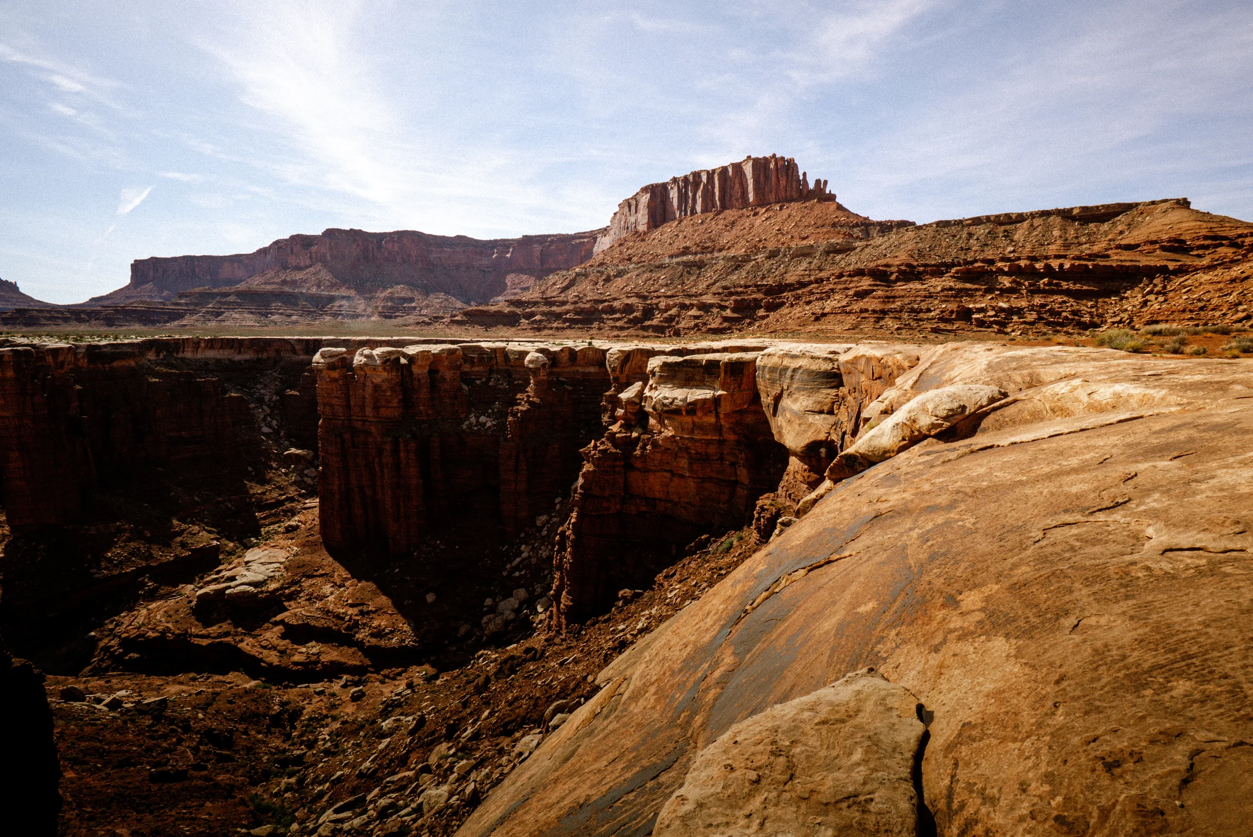 white sandstone namesake white rim trail