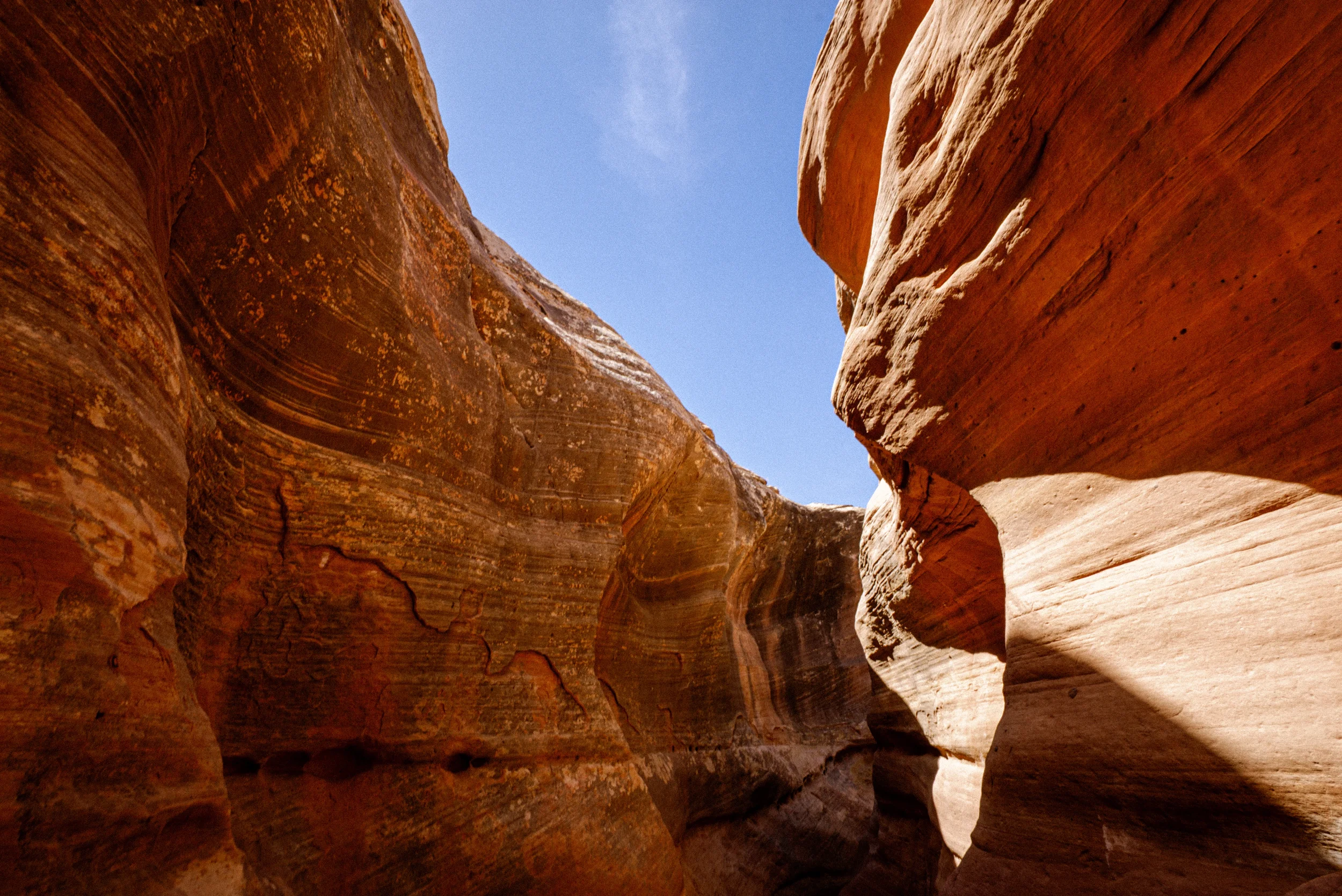 desert sandstone slot canyon