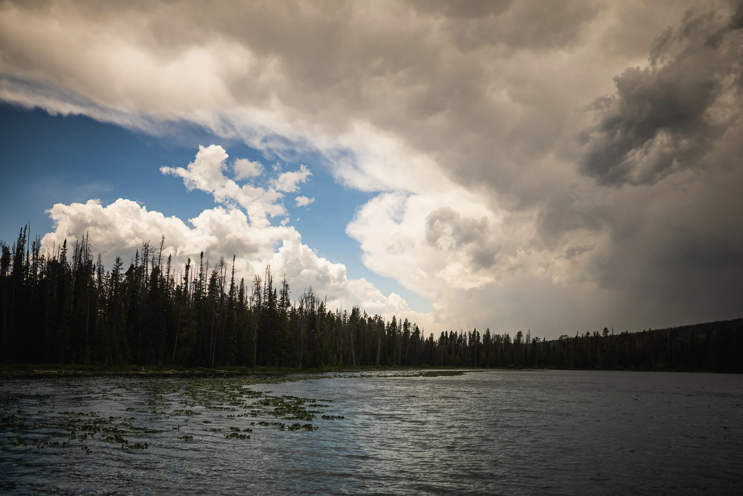 large storm clouds rolling in